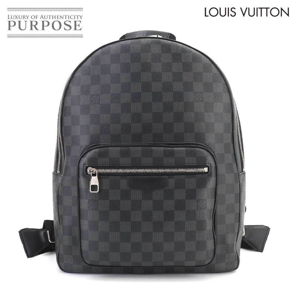 Louis Vuitton Damier Graphite Black Josh Backpack Black Gray